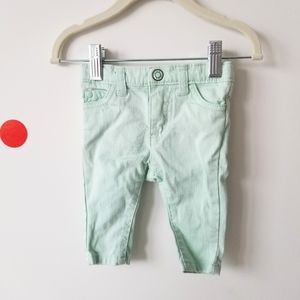 Carter's 3m light green jeans